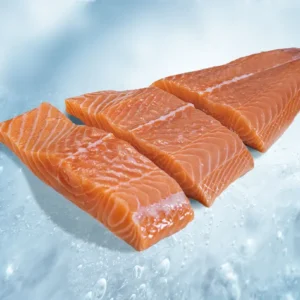 Lachstranche mit haut 500 g TK